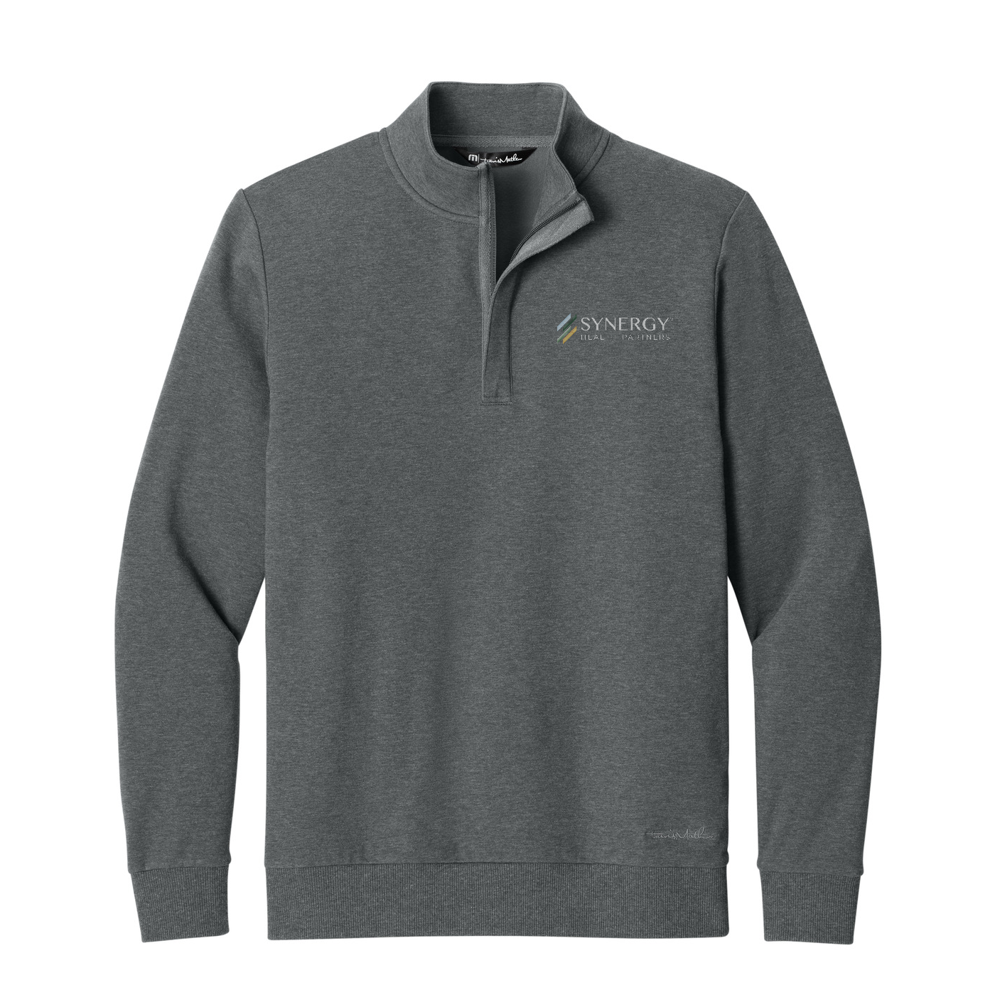 TravisMathew Ocean Villa 1/4-Zip — Dark Grey Heather