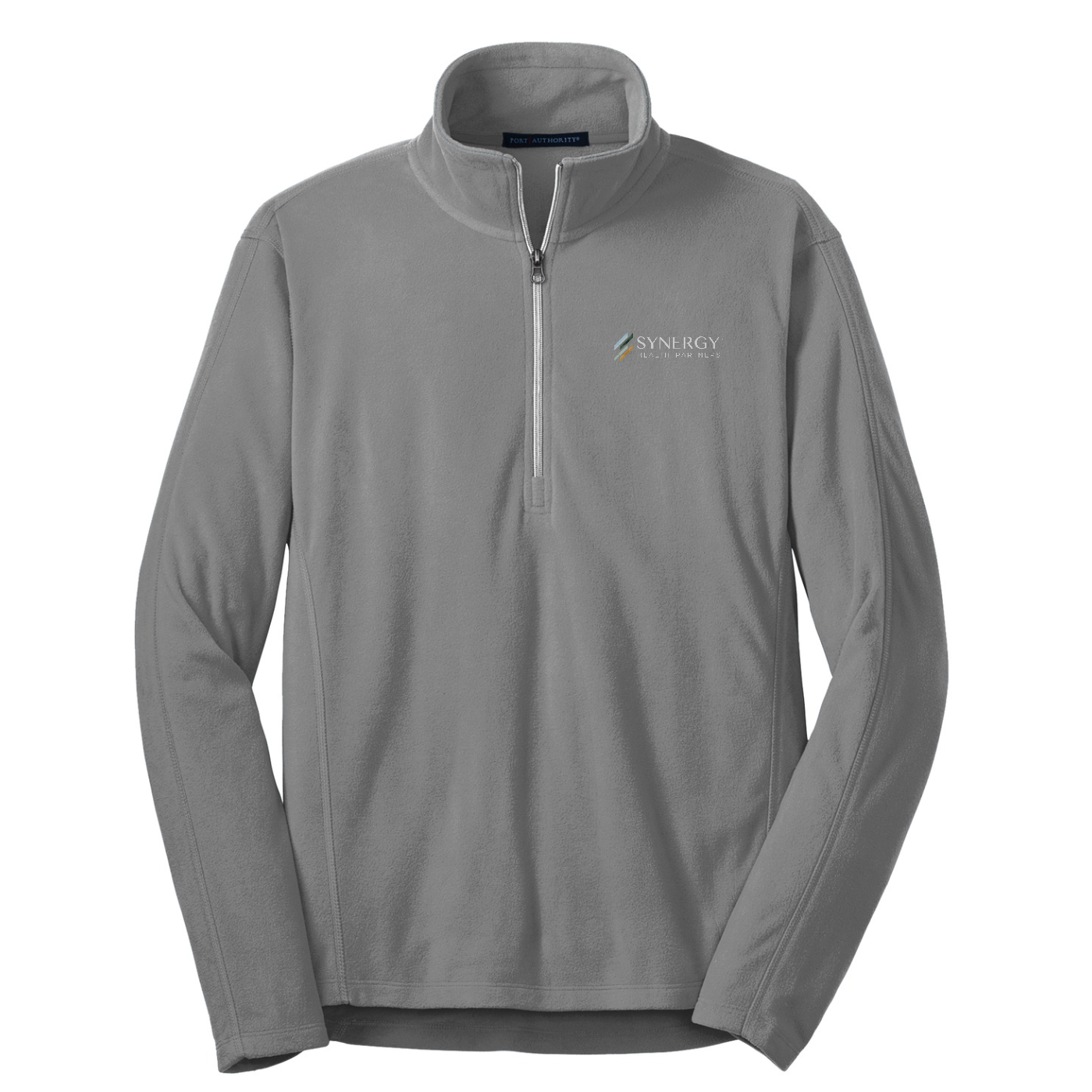 Port Authority Microfleece 1/2-Zip Pullover — Pearl Grey