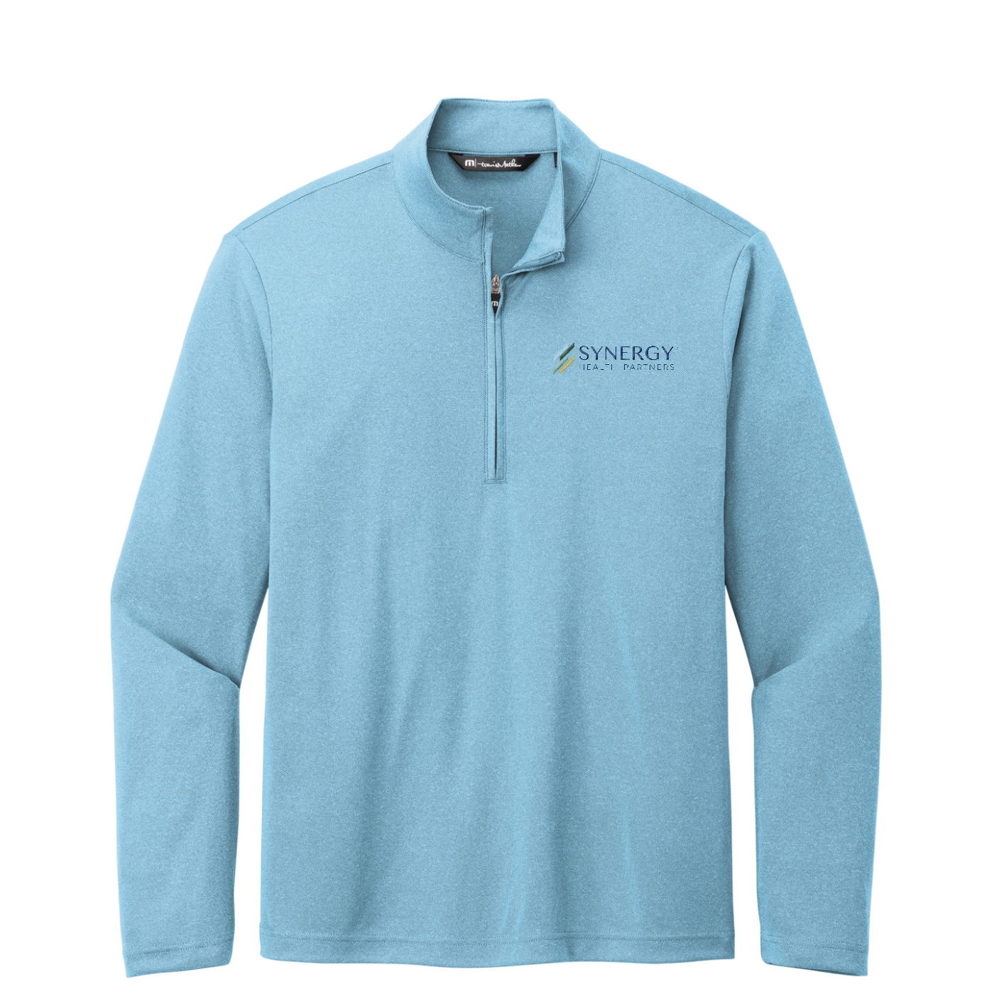 TravisMathew Coto Performance 1/4-Zip — Brilliant Blue Heather