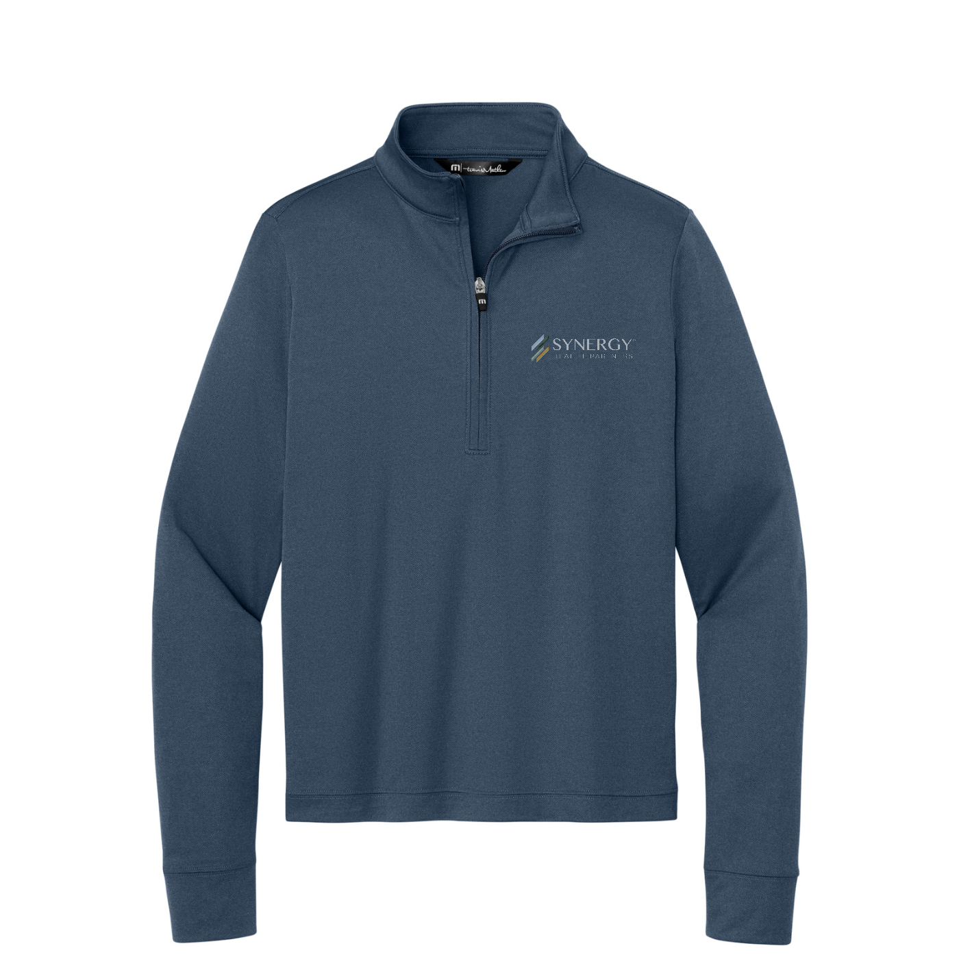 TravisMathew Women's Coto 1/2-Zip — Vintage Indigo/ Black