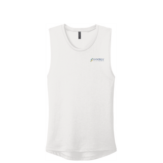 Next Level Apparel  Women's Festival Muscle Tank — White