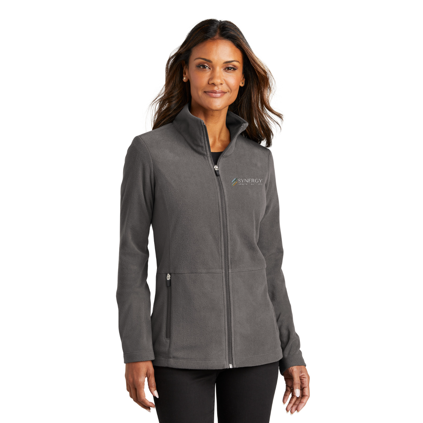 Port Authority Women's Accord Microfleece Jacket — model