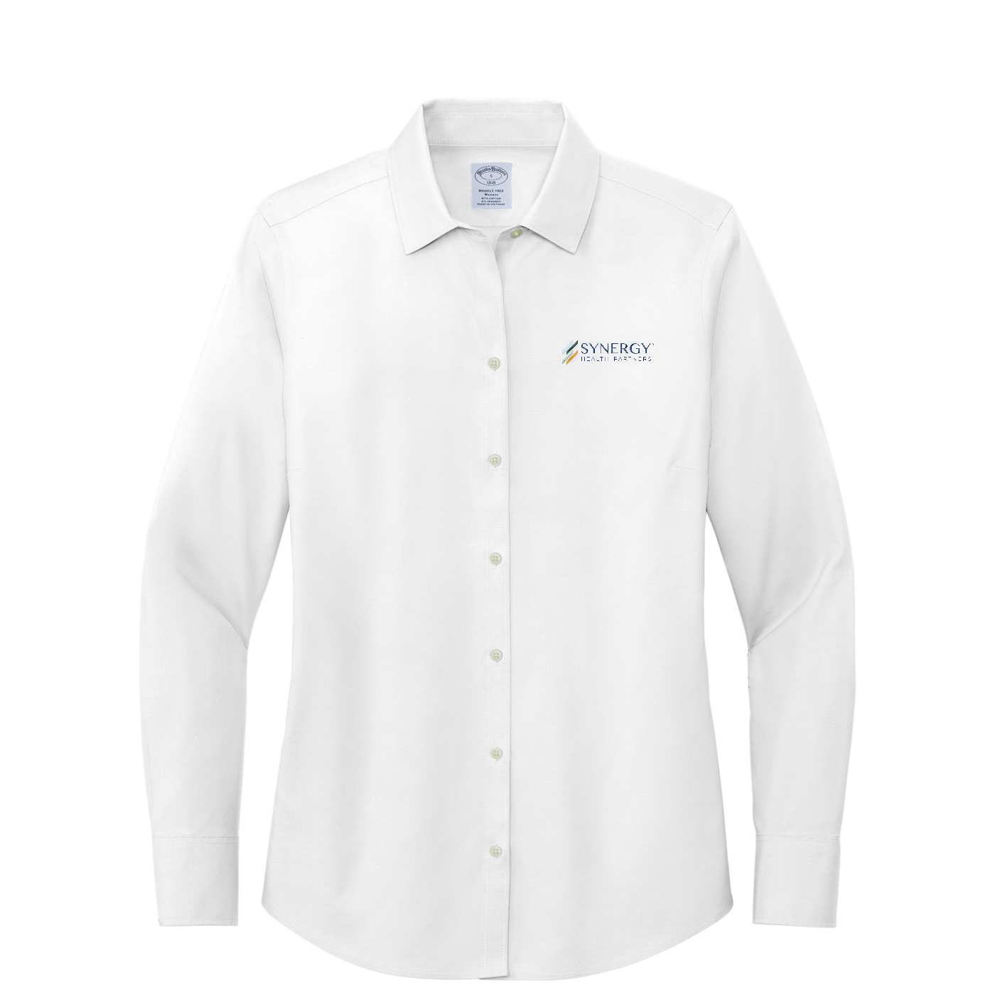 Brooks Brothers Women's Wrinkle-Free Stretch Pinpoint Shirt — White