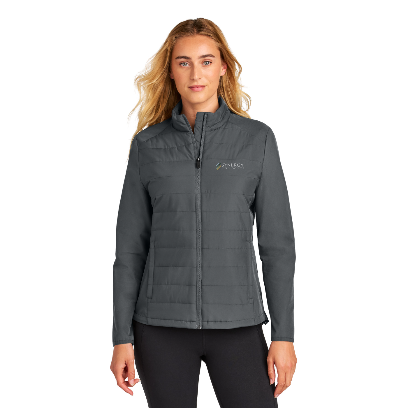 Sport-Tek Women's Teknical Hybrid Jacket — model