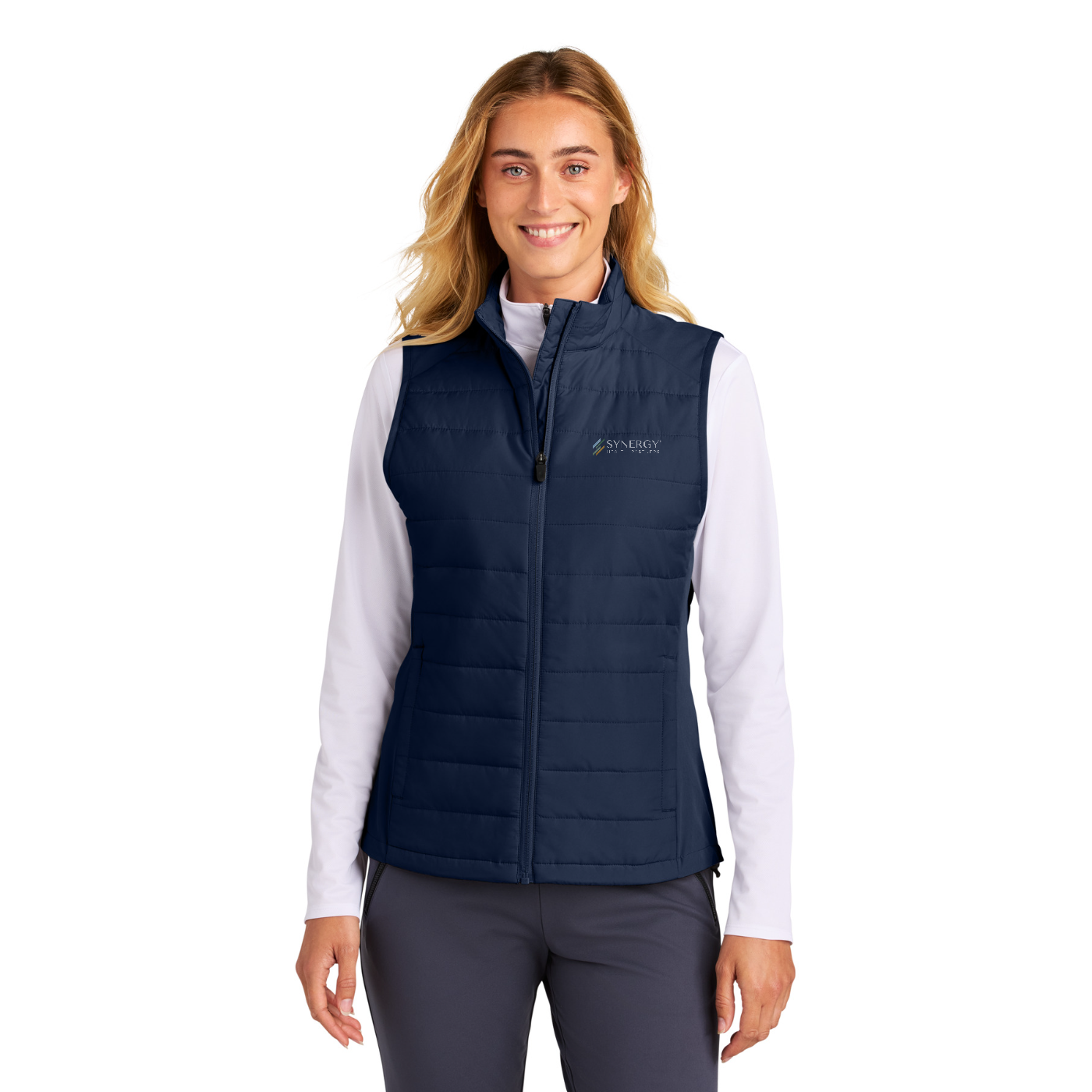 Sport-Tek Women's Teknical Hybrid Vest — model