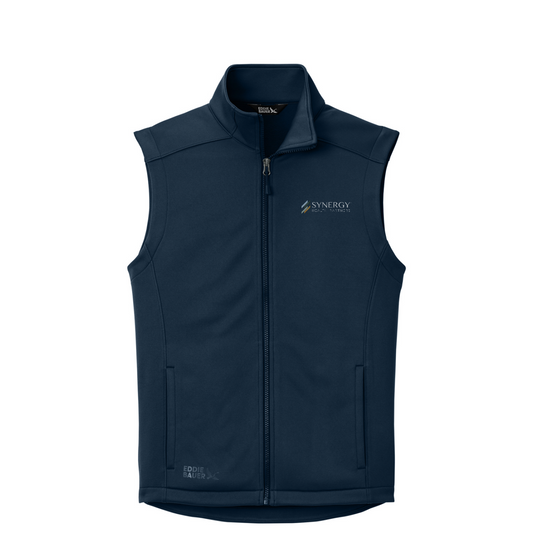 Eddie Bauer Smooth Mid Layer Fleece Vest — River Blue Navy